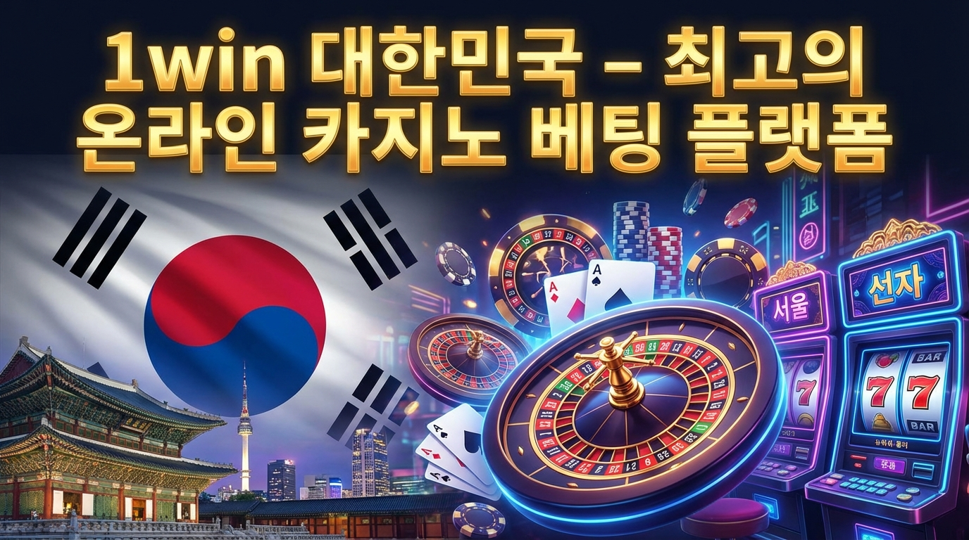 한국의 1win 온라인 카지노 및 스포츠 베팅